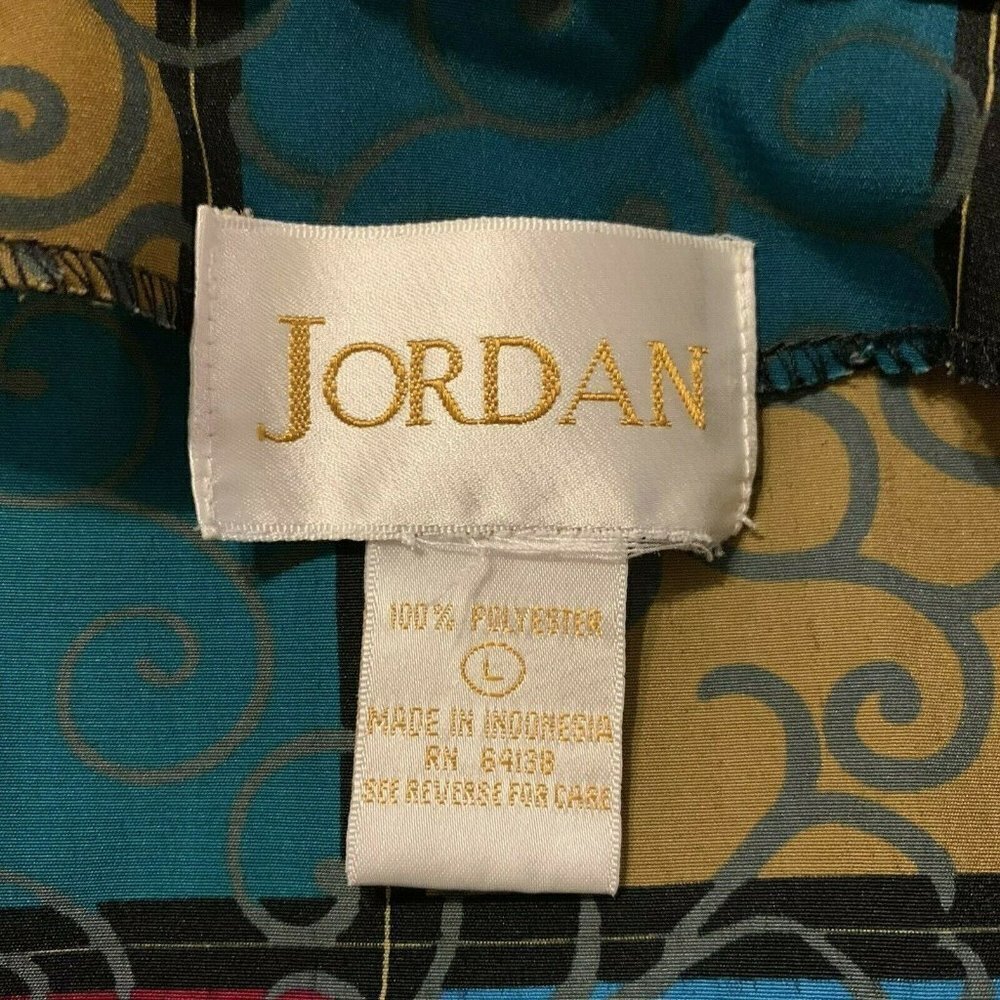 Jordan. Size Large. Color Block Hidden Placket Ja… - image 5